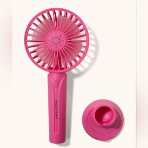 Absolute New York Standing Beauty Fan- hot pink, detachable base, rechargeable
